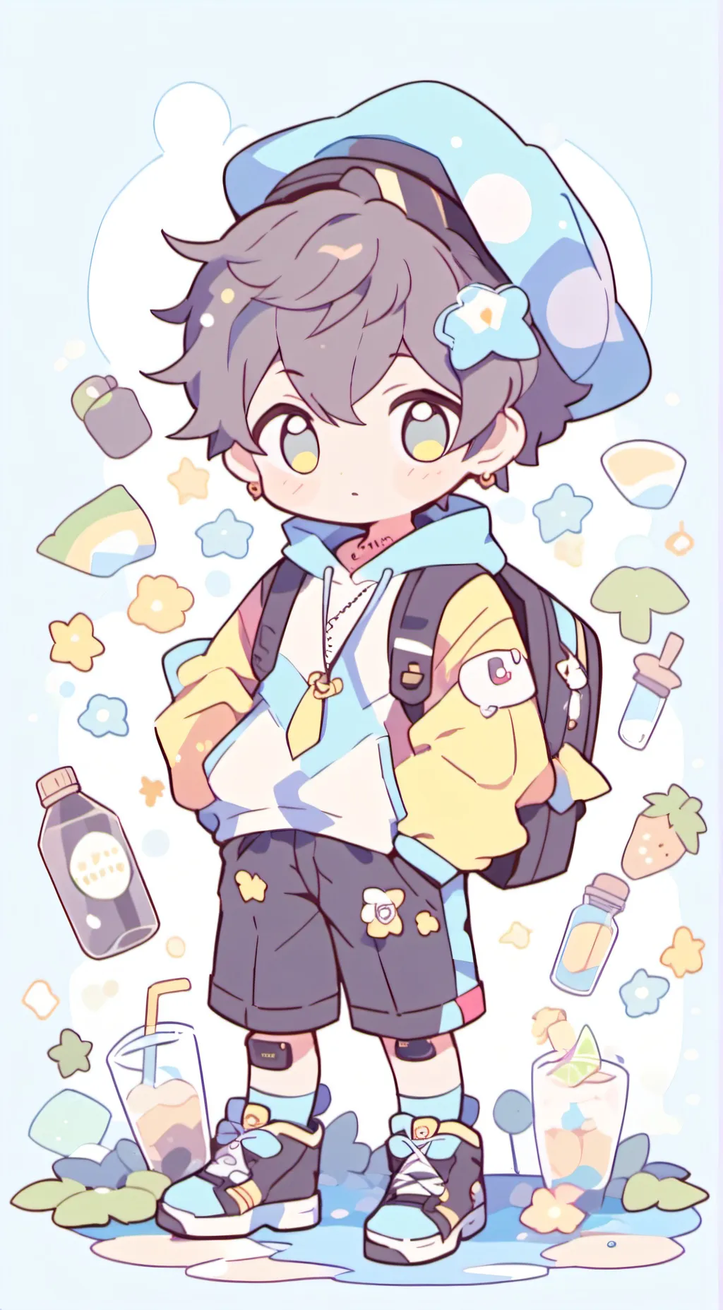 ai character: all boys school :3 background