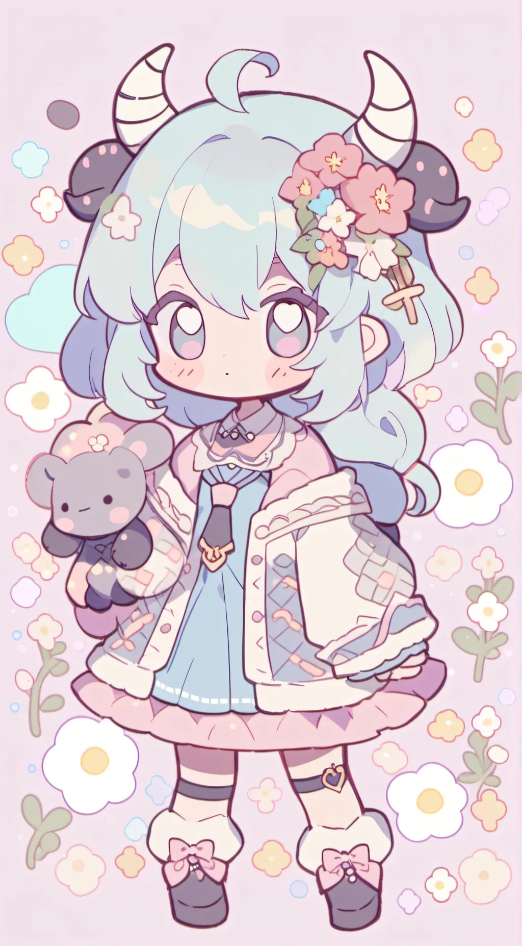 ai character: craftycorn background