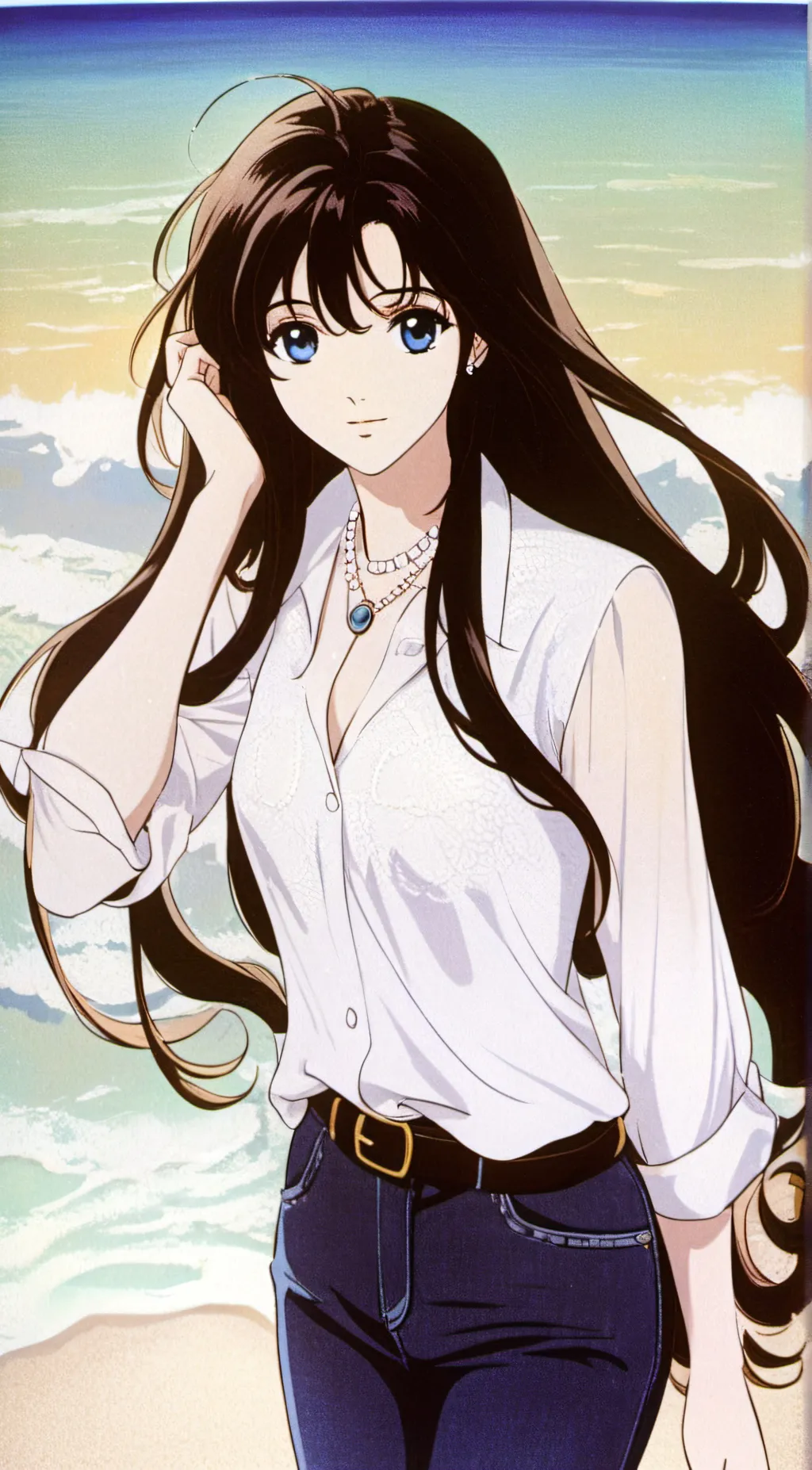 ai character: kira background