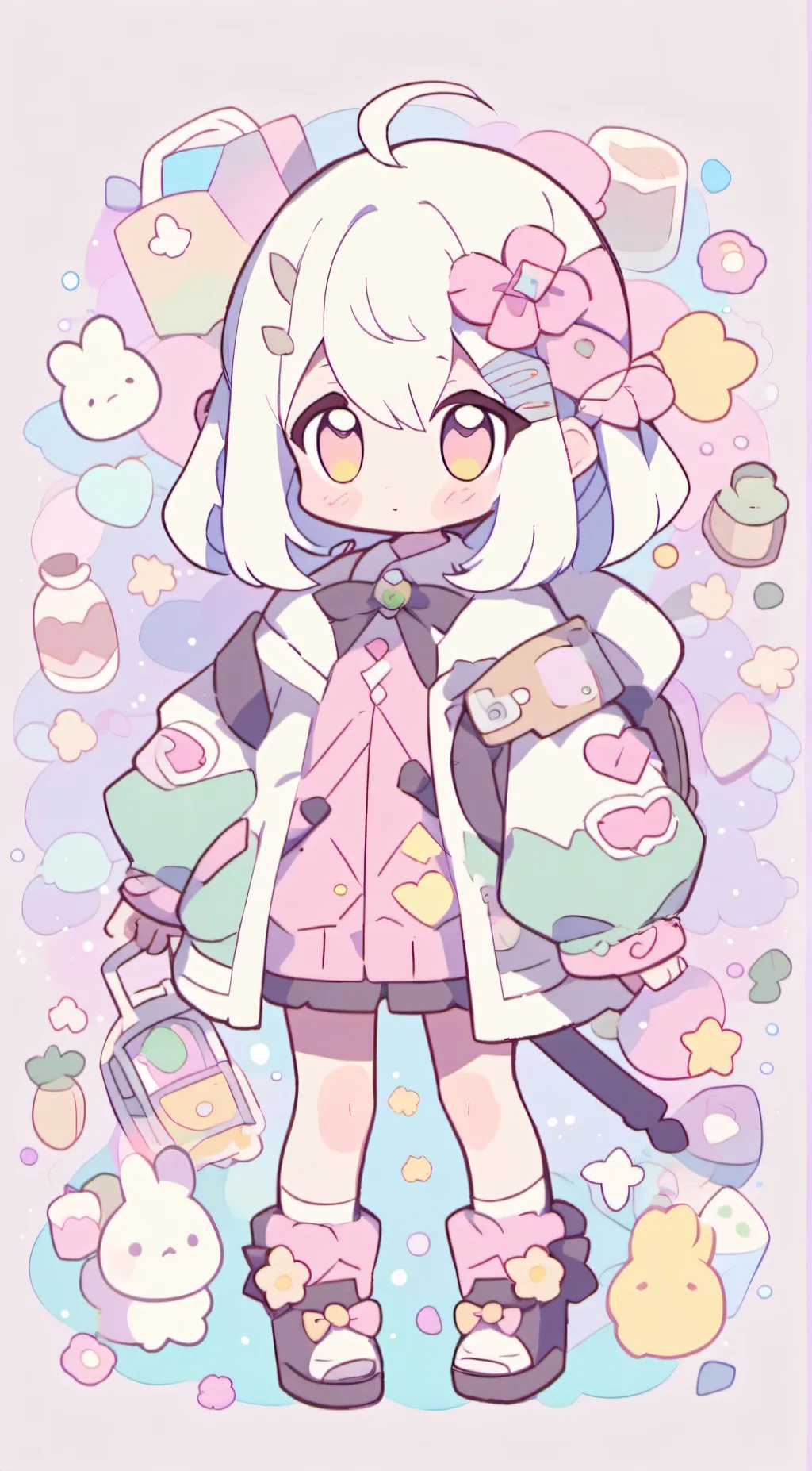 ai character: Aria background