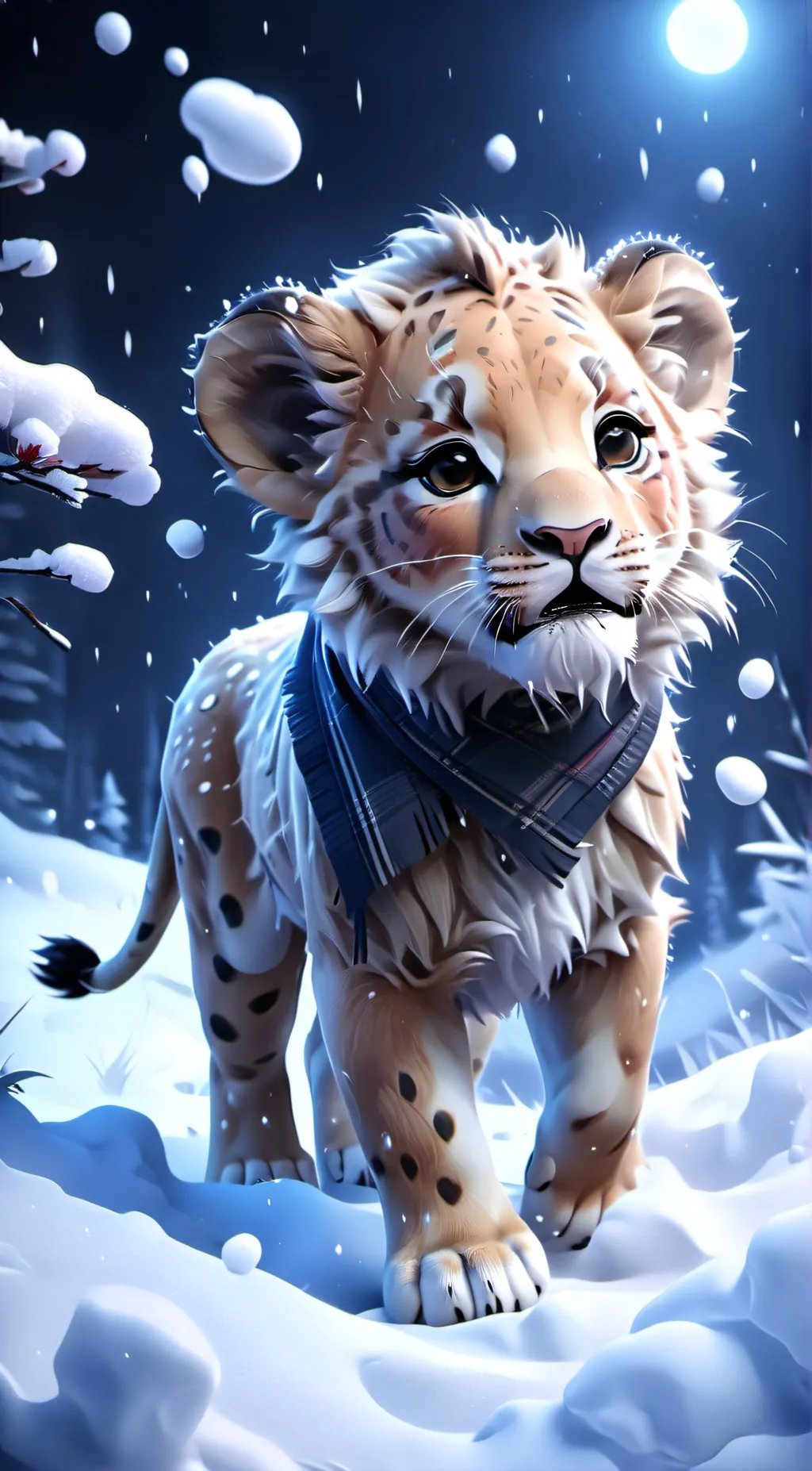 ai character: luna background