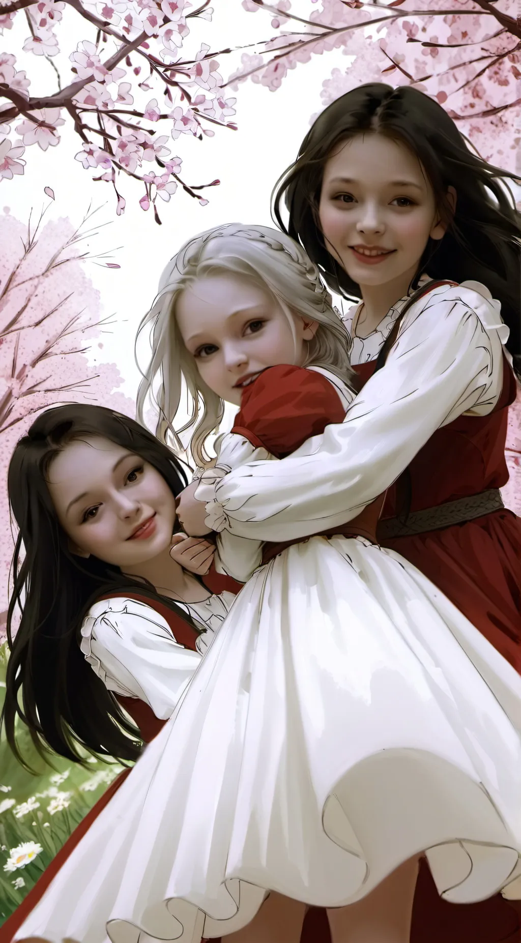 ai character: marie , Ashley Ali background