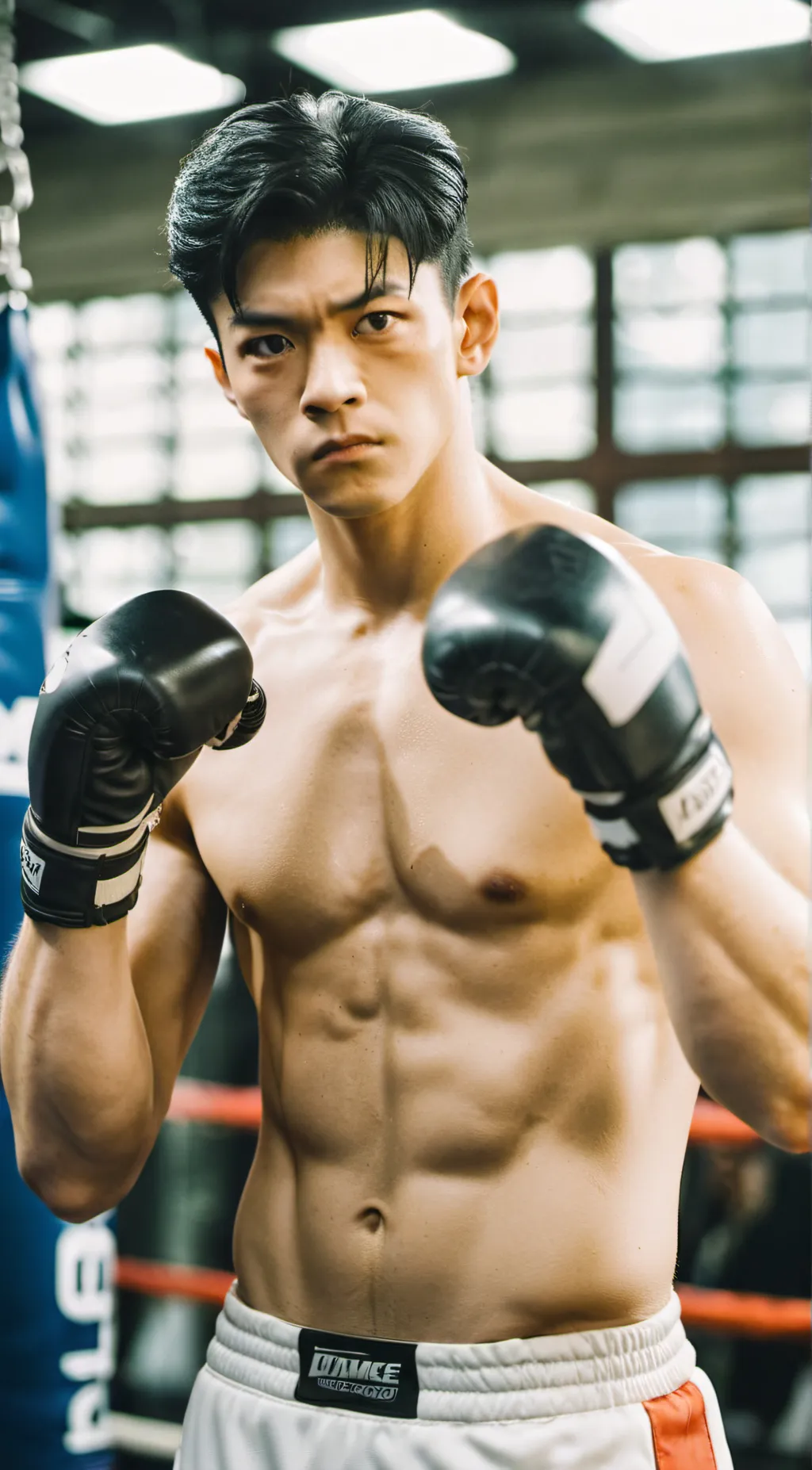 ai character: Boxer background