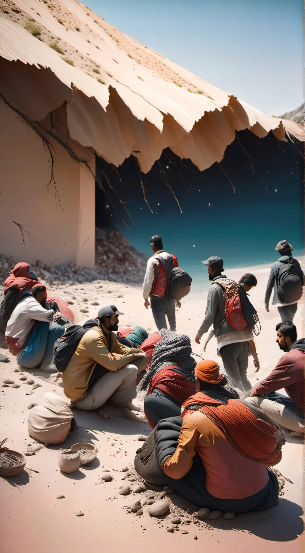 ai character: Trap background