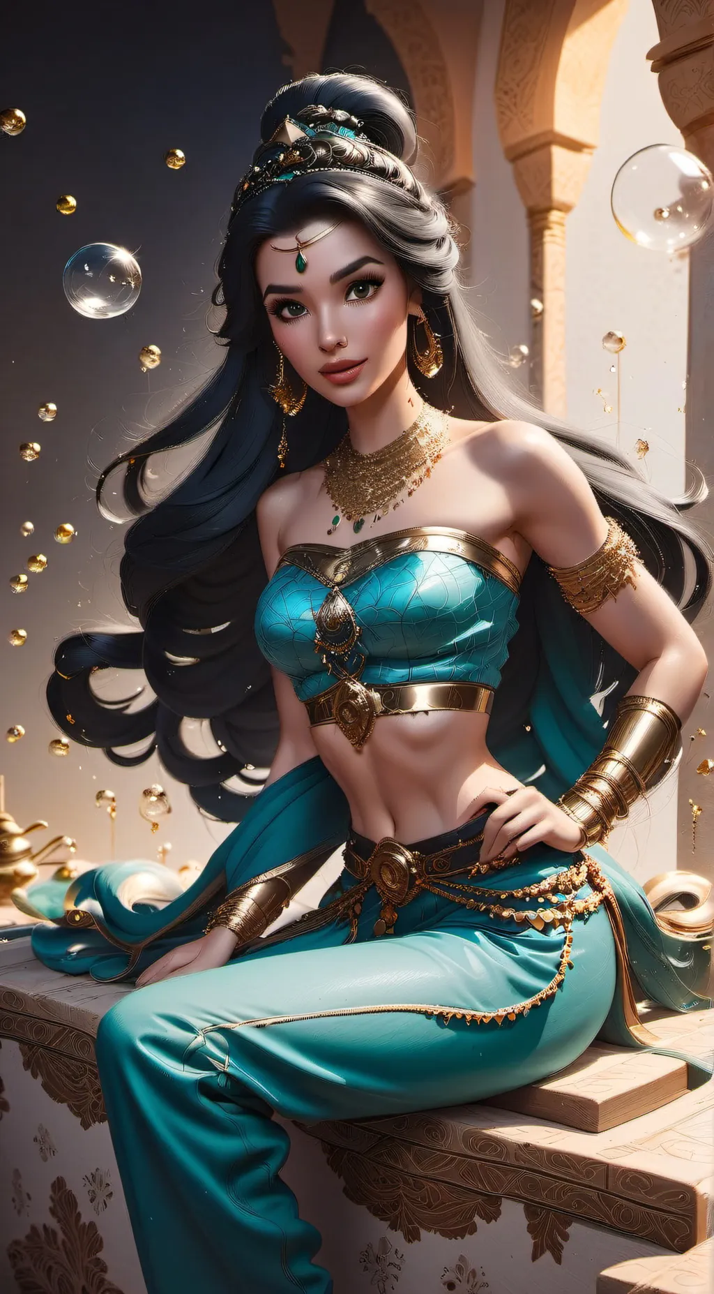 ai character: Jasmine  background