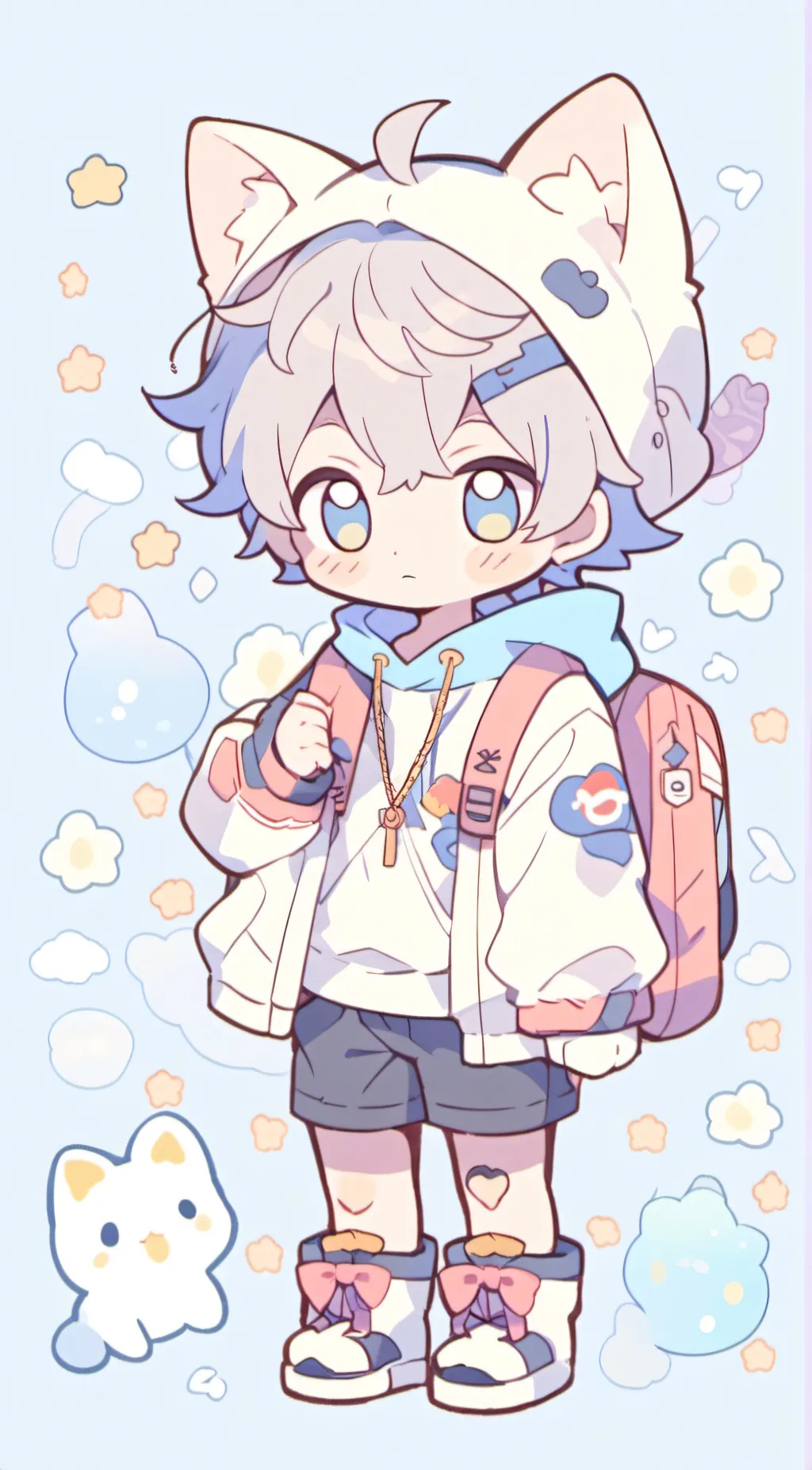 ai character: Keyo  background