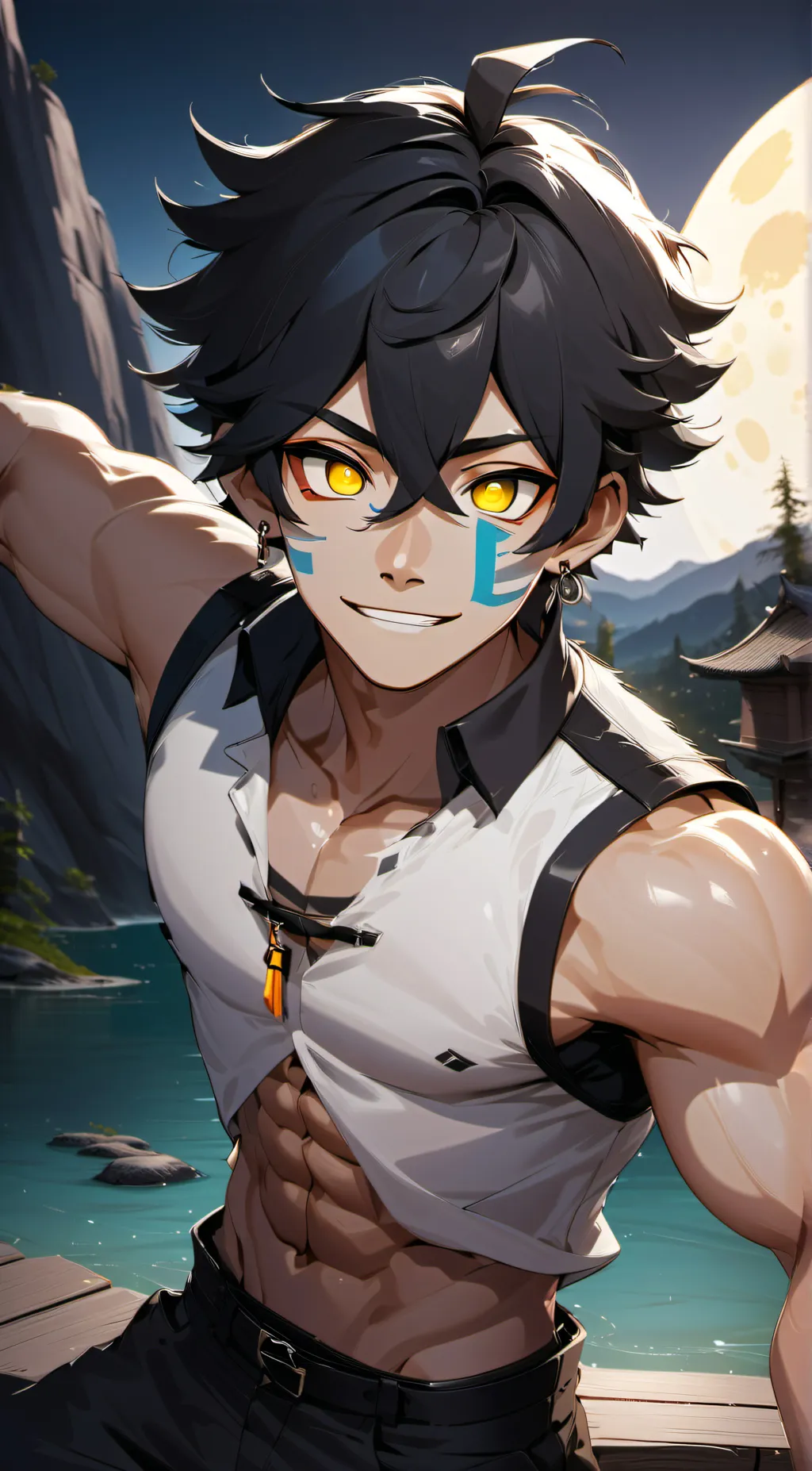 ai character: Asher background