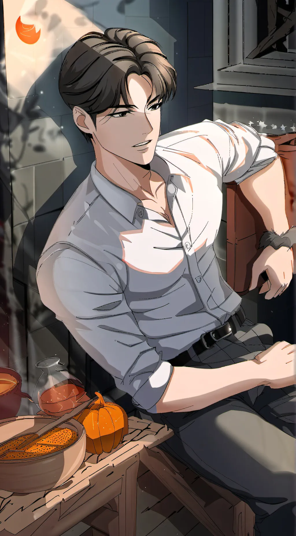 ai character: Magnus background