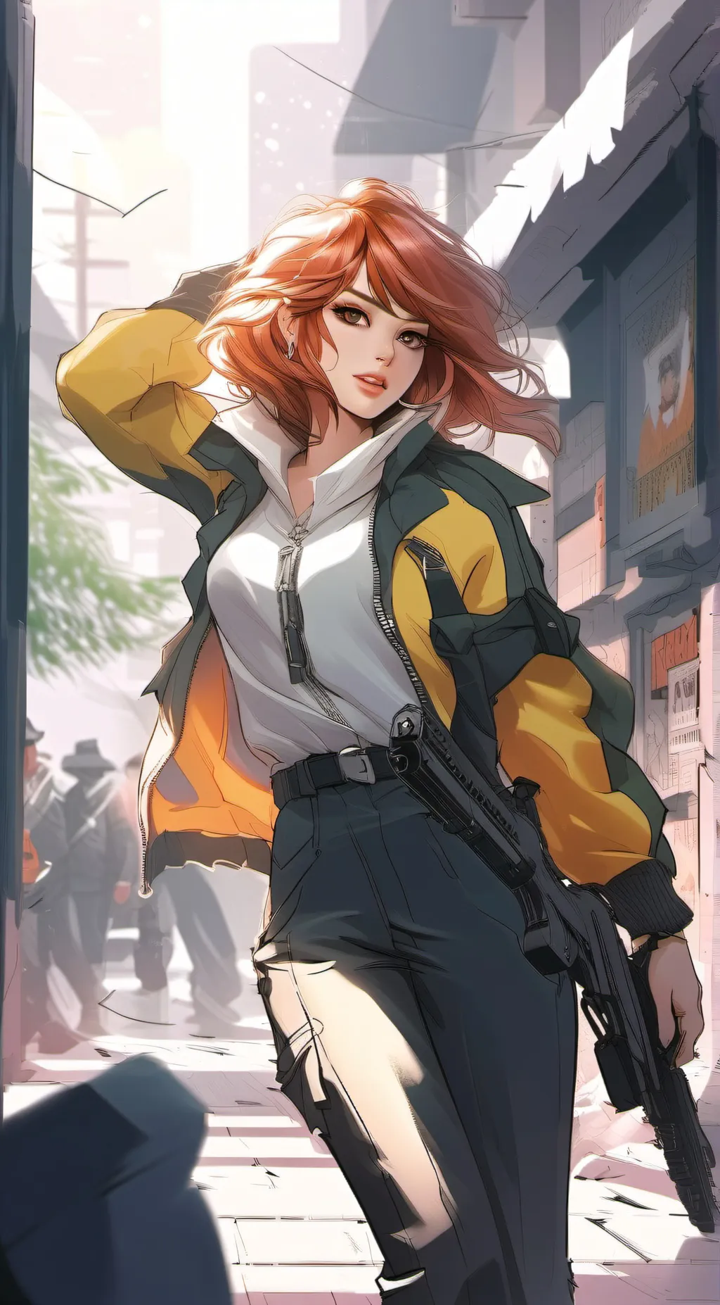 ai character: April o neil background