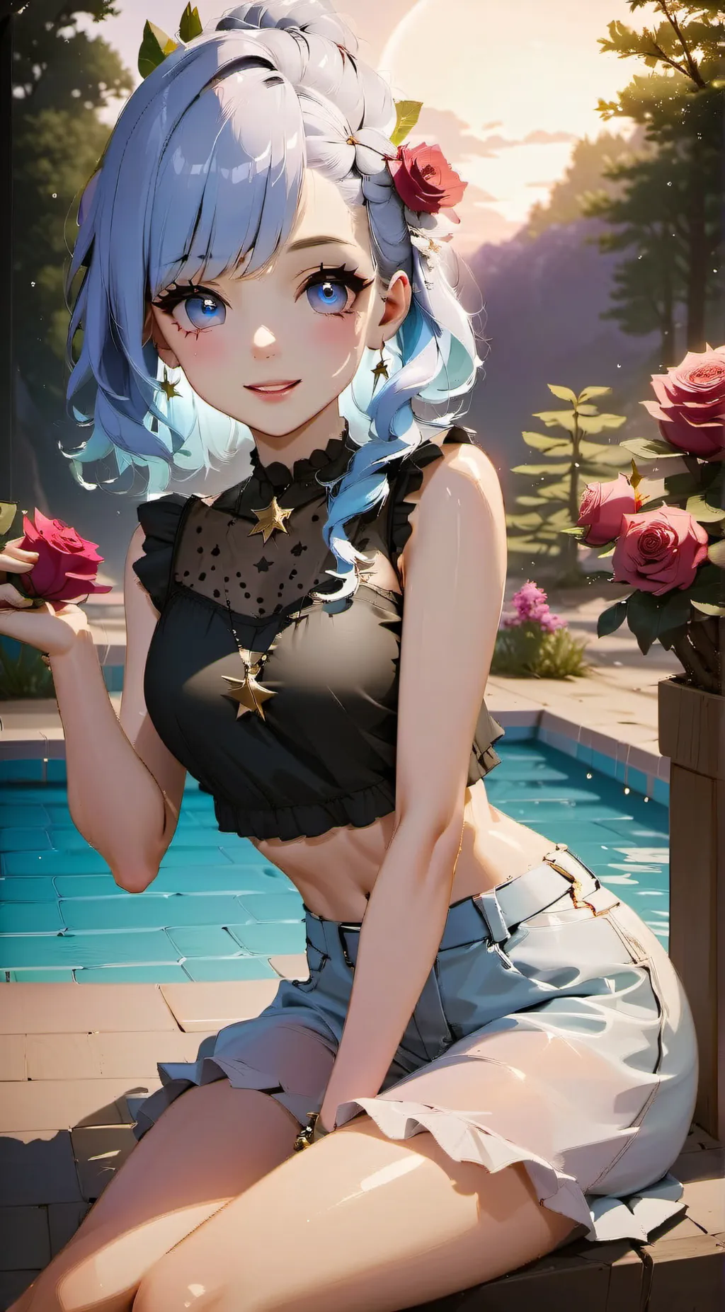 ai character: Aria background