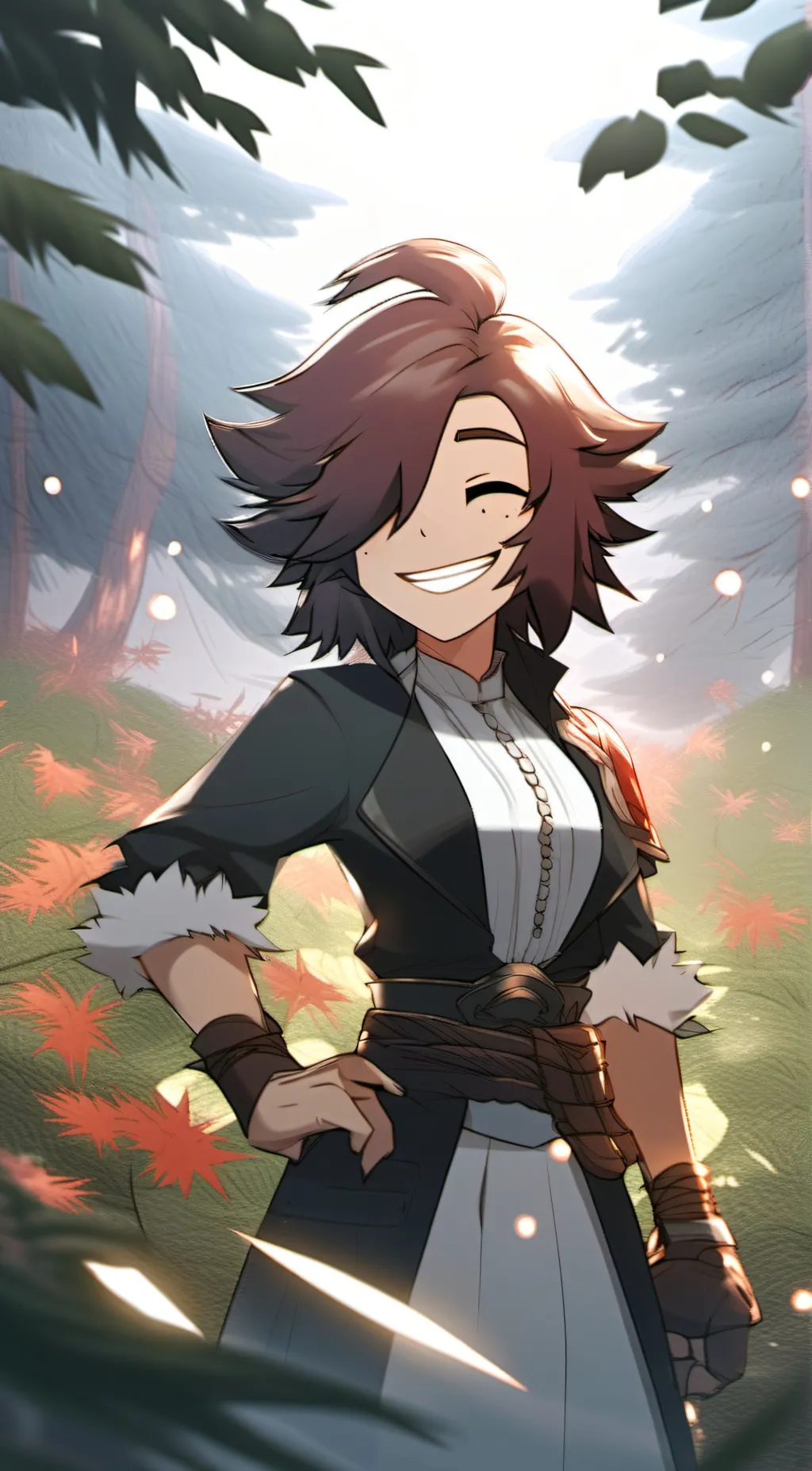 ai character: Summer background