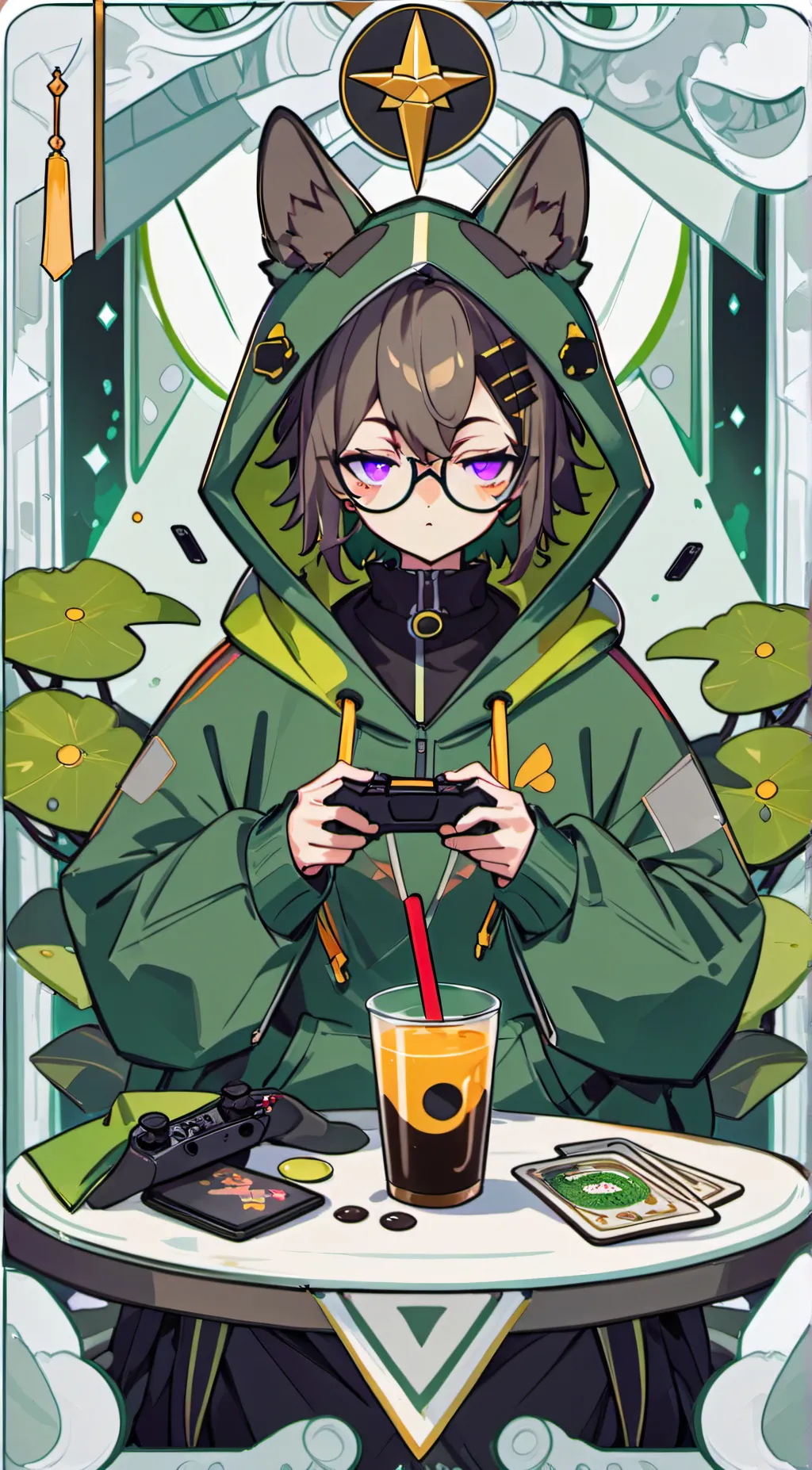 ai character: My model background