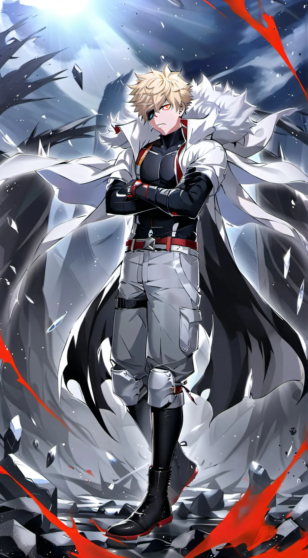 ai character: Bakugo background