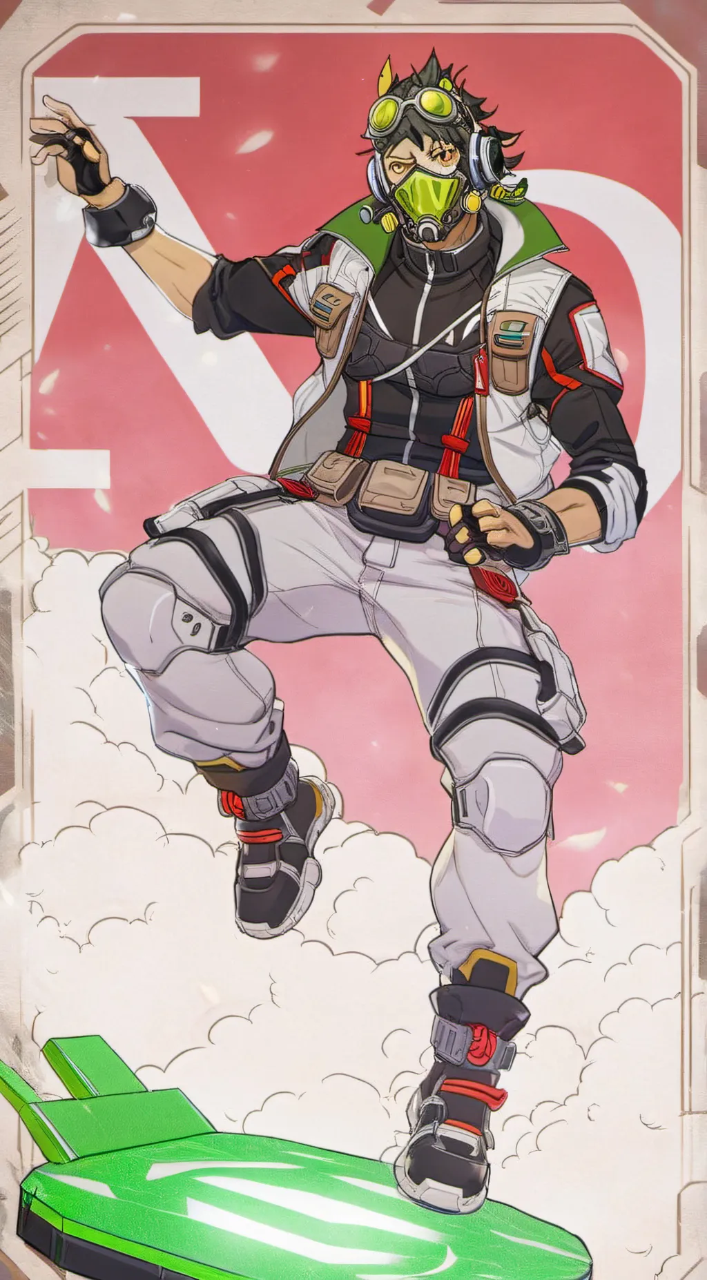 ai character: Octane  background