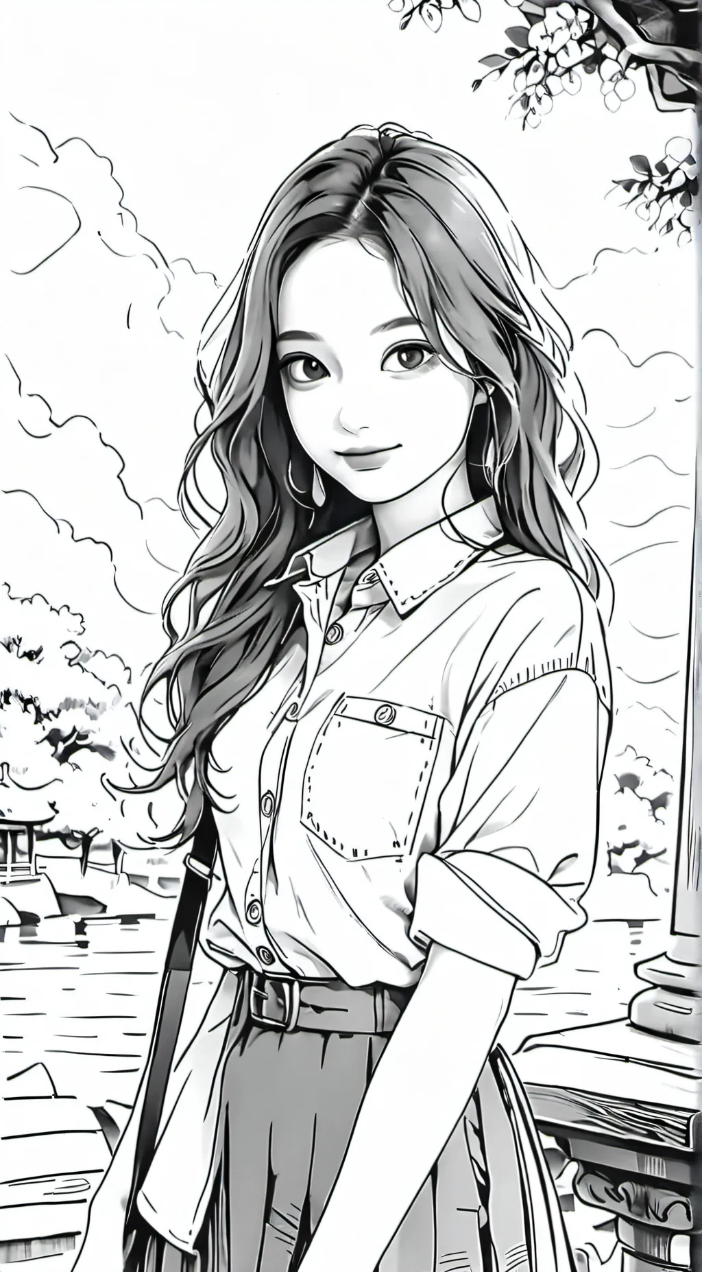 ai character: Maja background