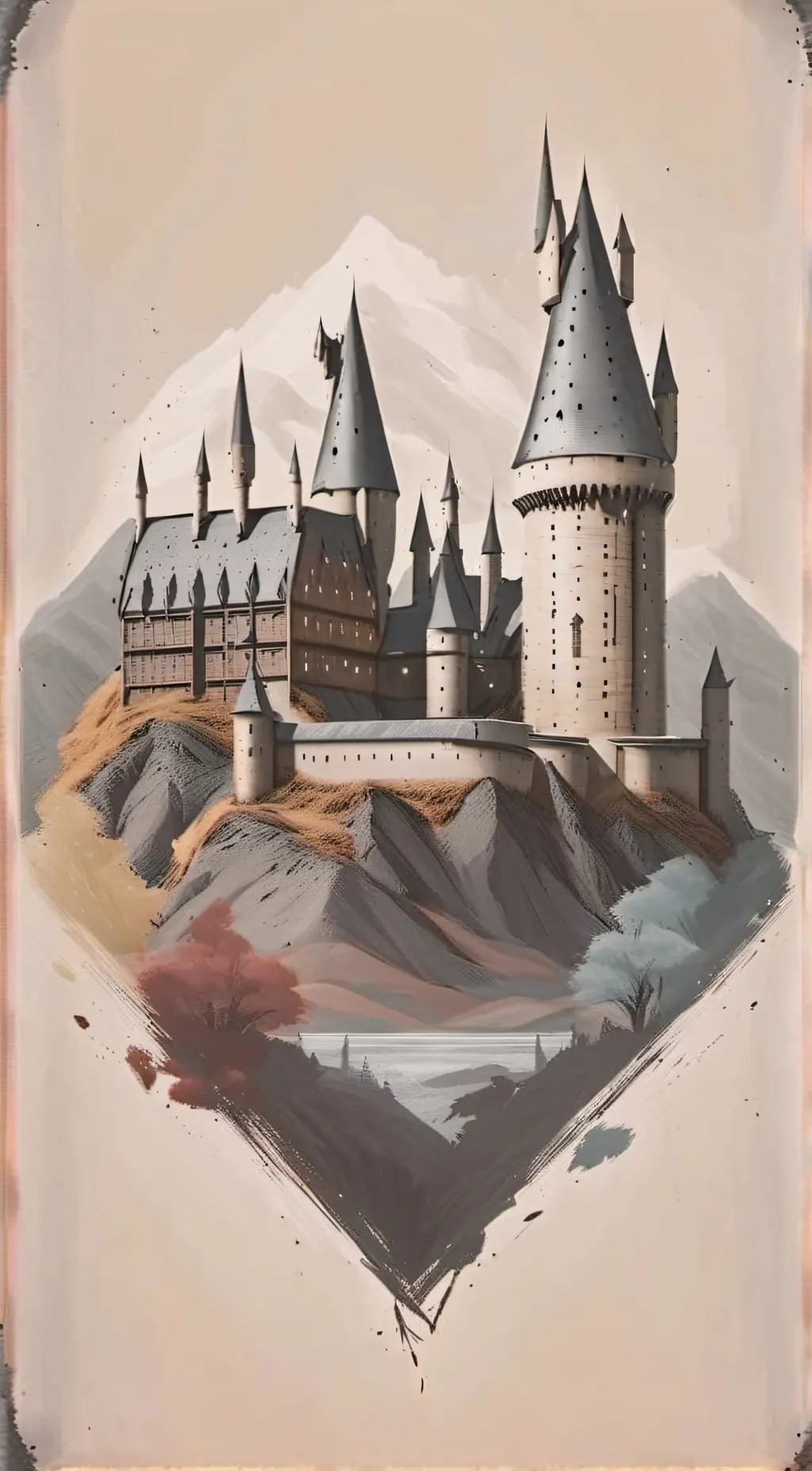ai character: Hogwarts background
