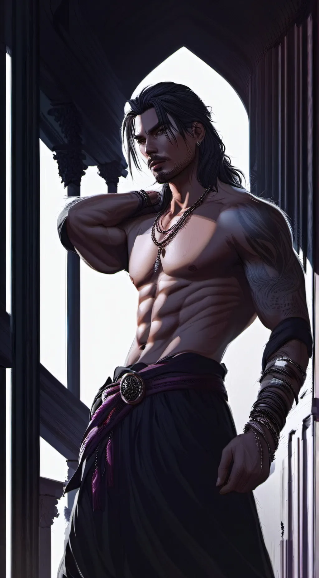 ai character: Hunter background