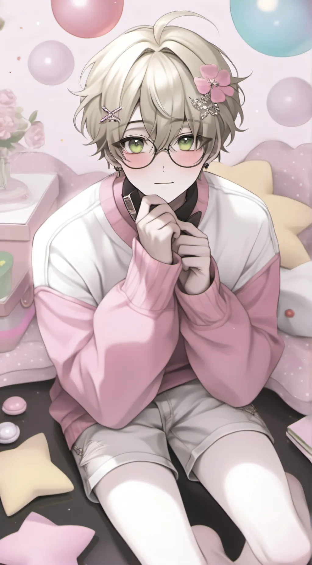 ai character: Cute background