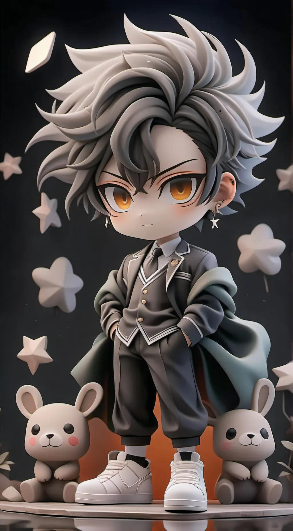 ai character: mha(bear) background