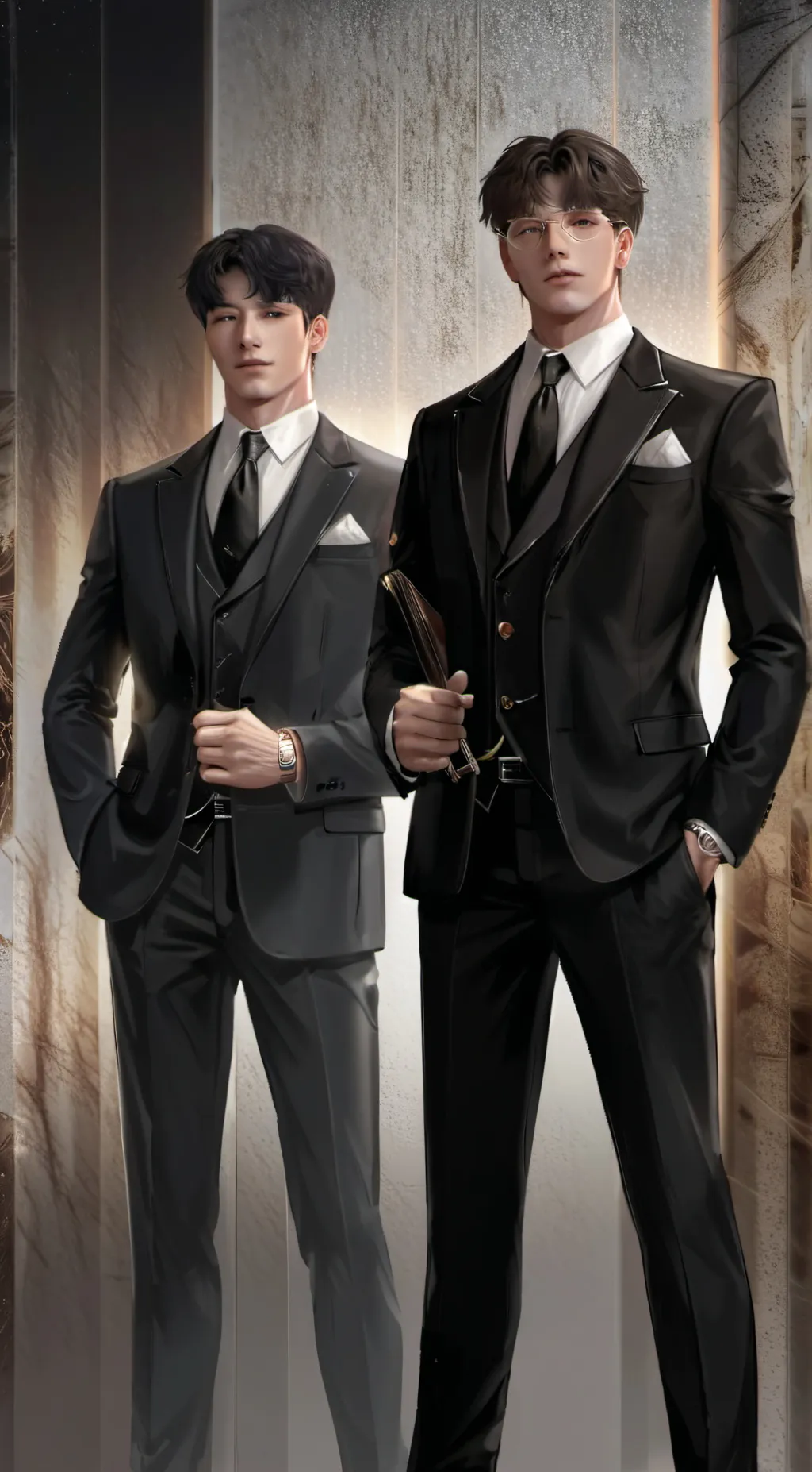 ai character: James and Andrew background