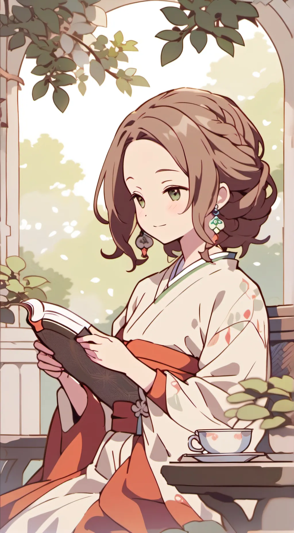 ai character: kanao tsuyuri background