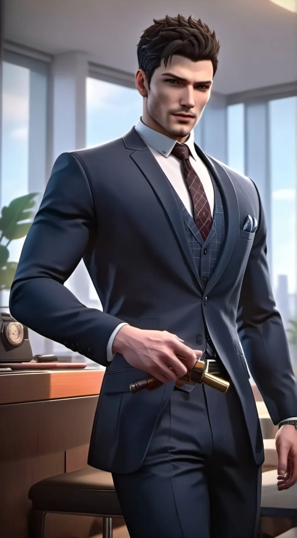 ai character: Graham -master  background