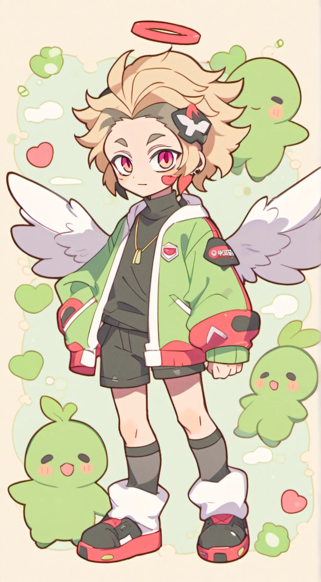 ai character: ❤︎︎Hawks❤︎︎ background