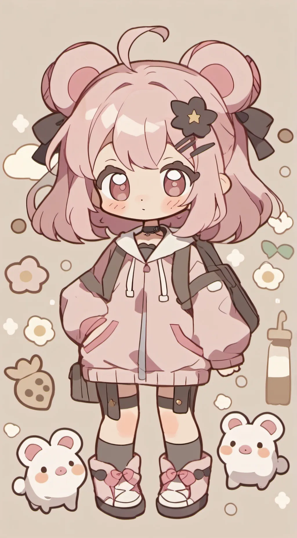 ai character: pickypiggy background