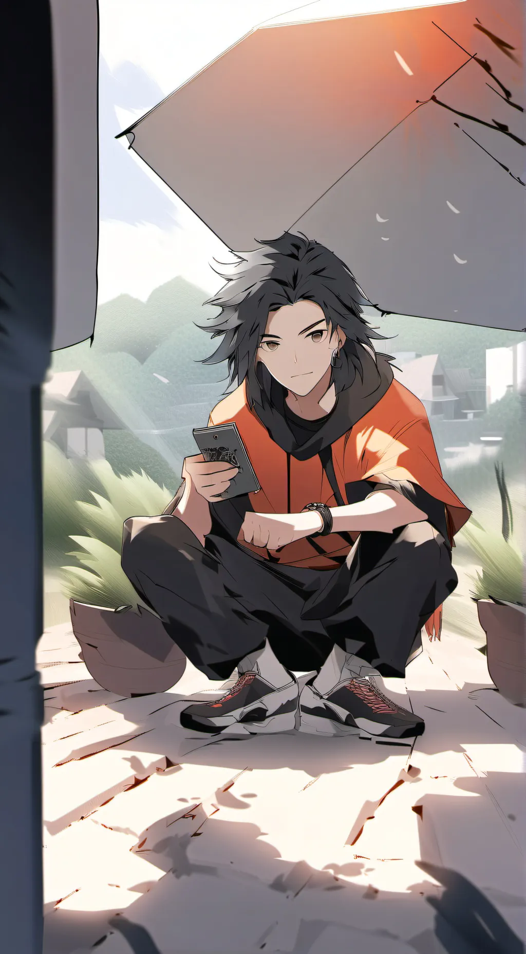 ai character: pierce background