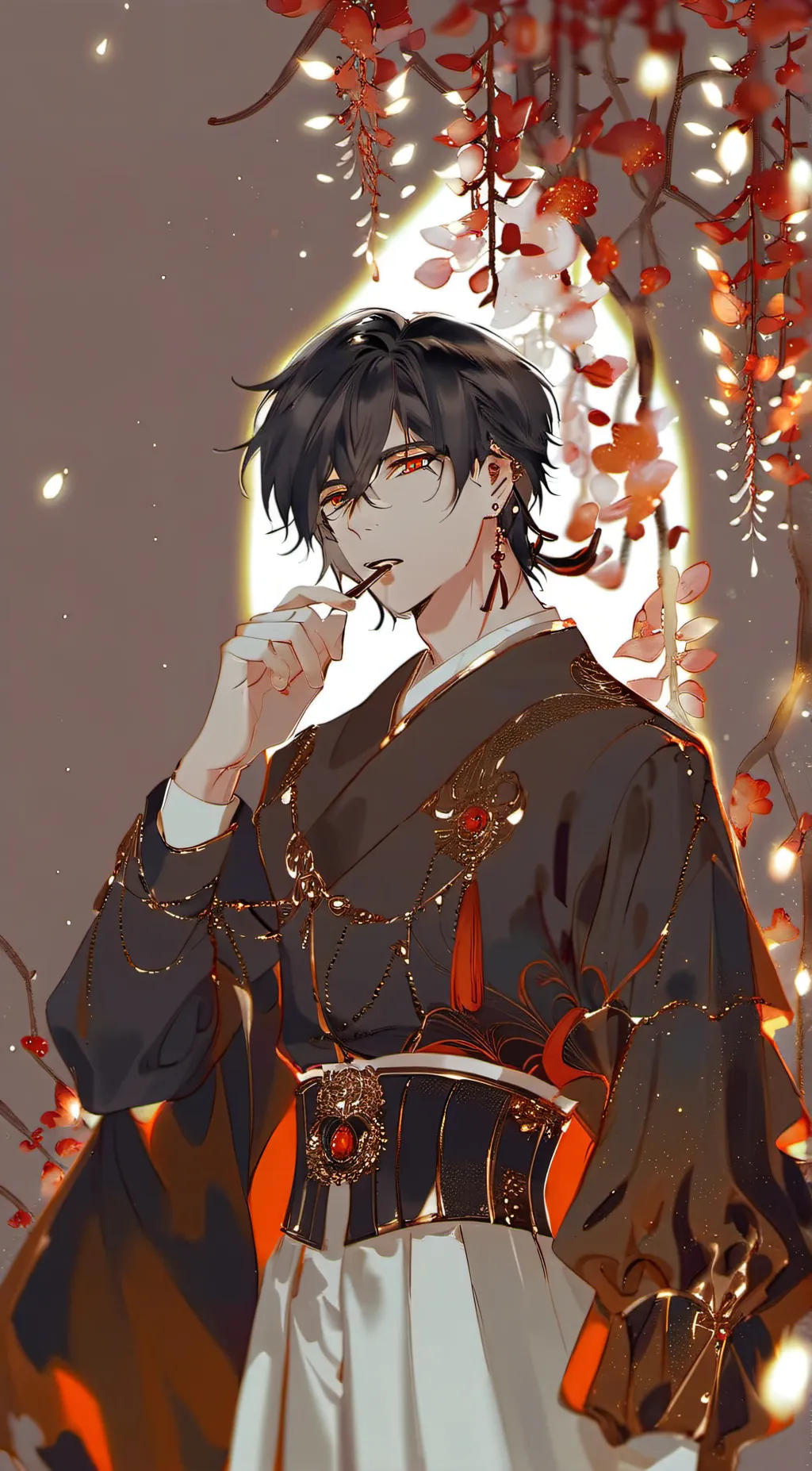 ai character: •Everett• background