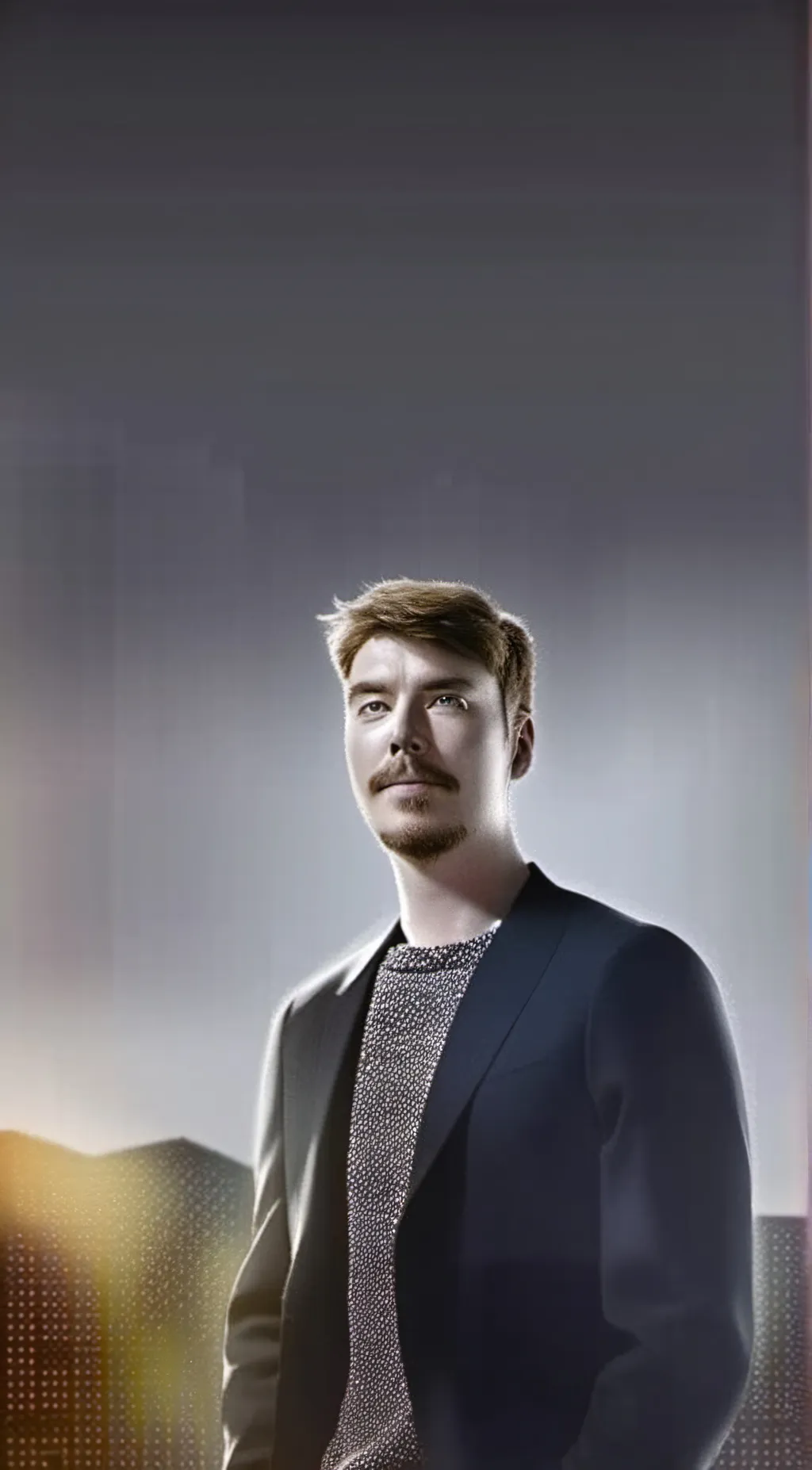 ai character: Mrbeast  background