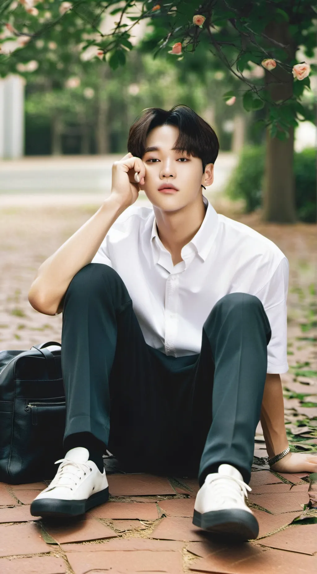 ai character: park jimin background