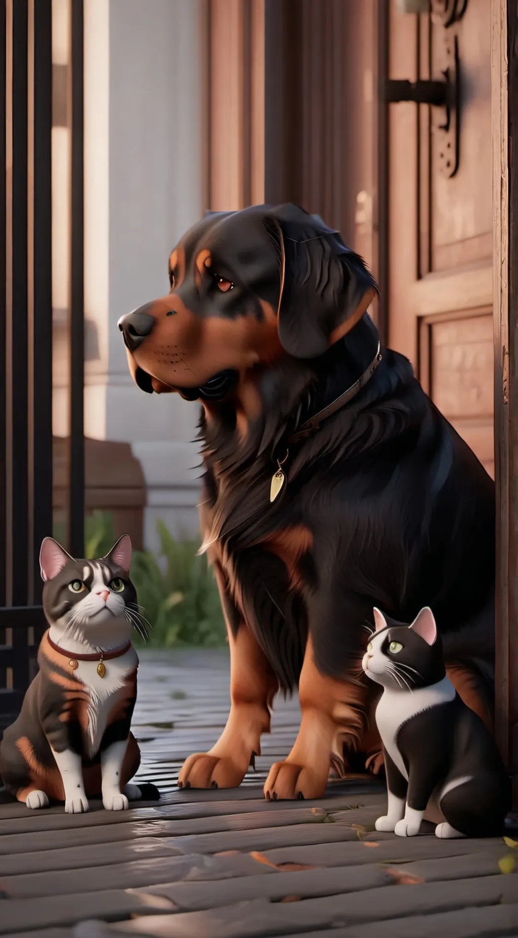 ai character: The pets background