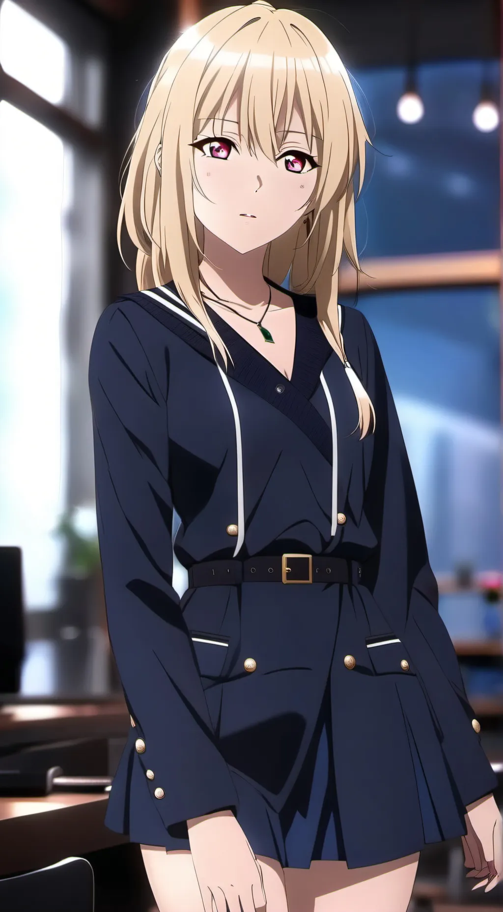 ai character: Henna background