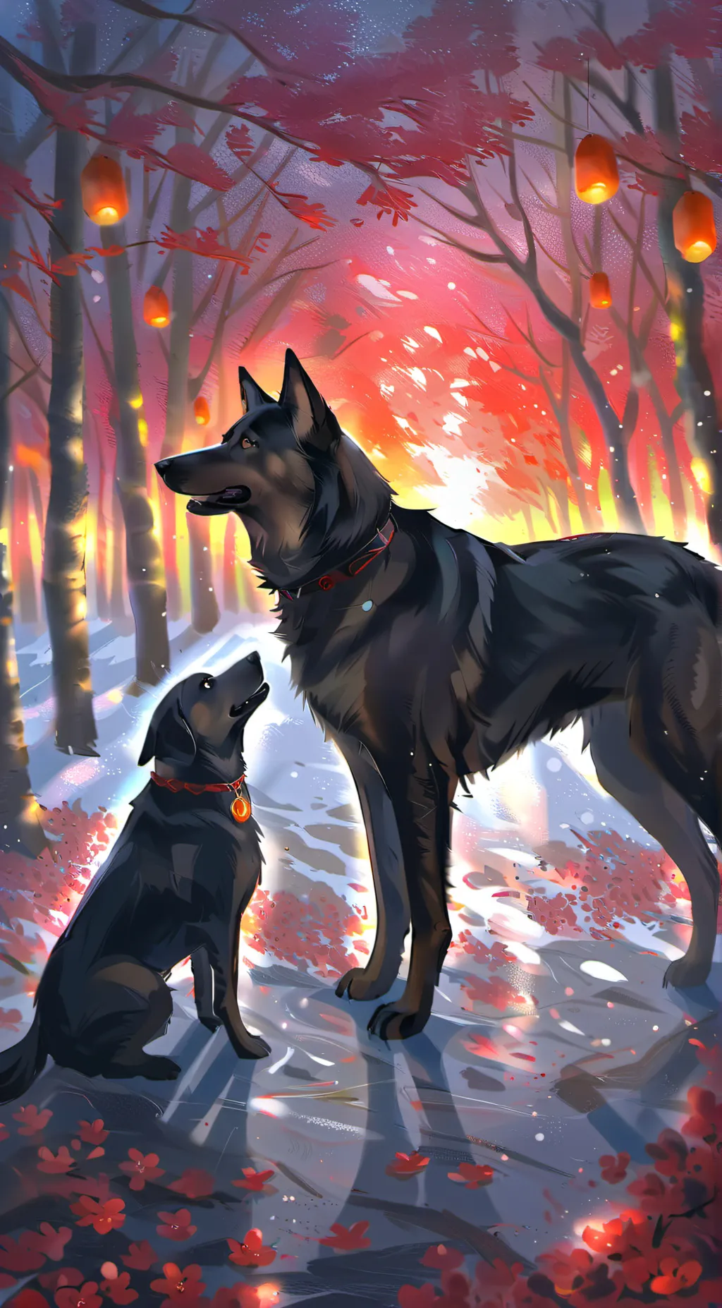 ai character: puppy background