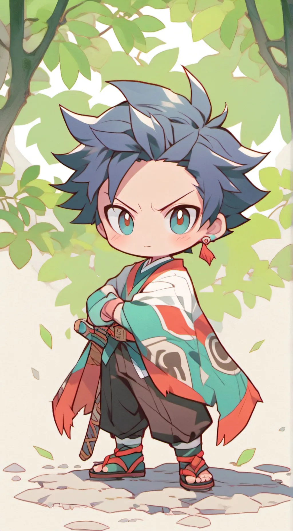 ai character: Ryuto Asamiya Odin background