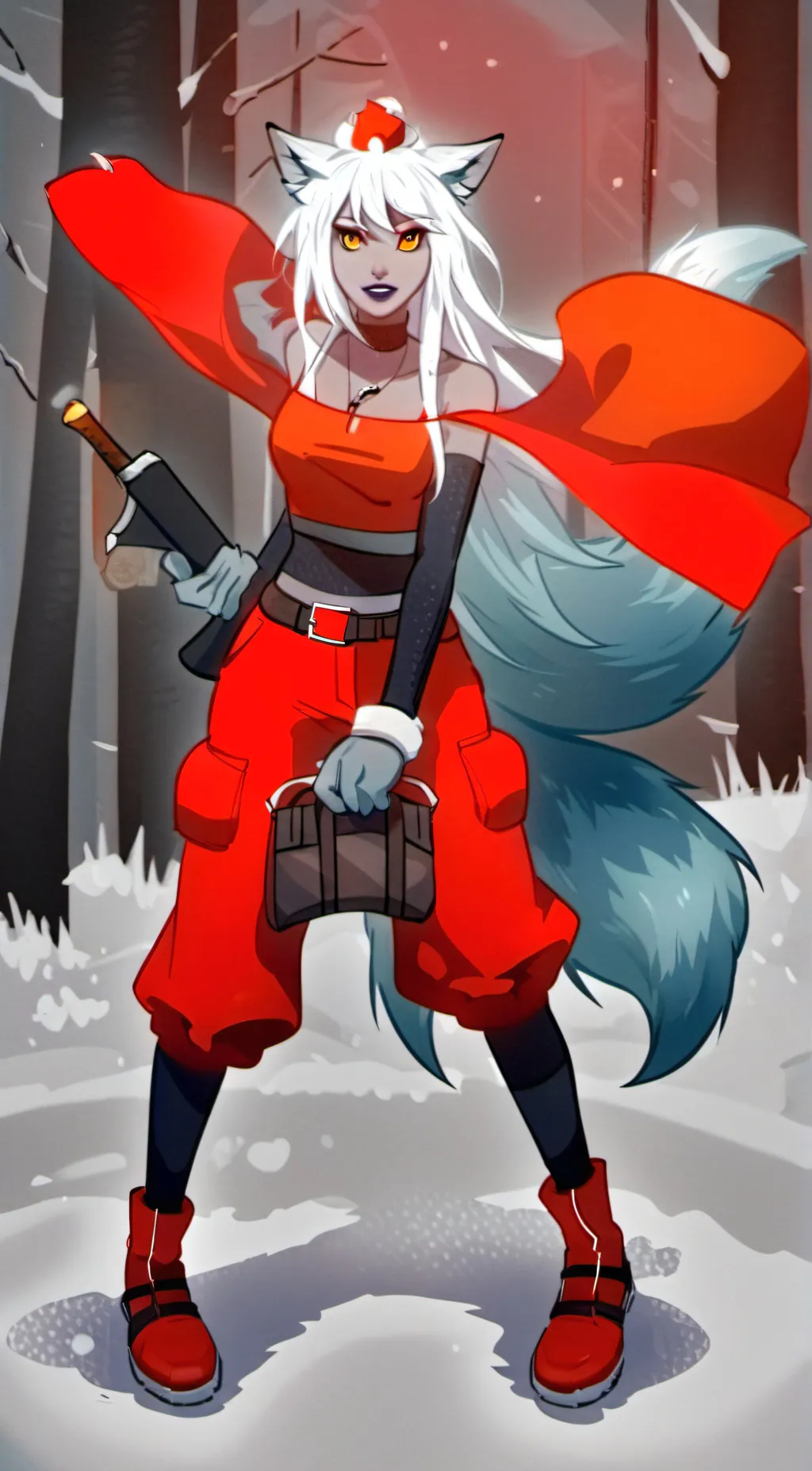 ai character: Willow.EXE background