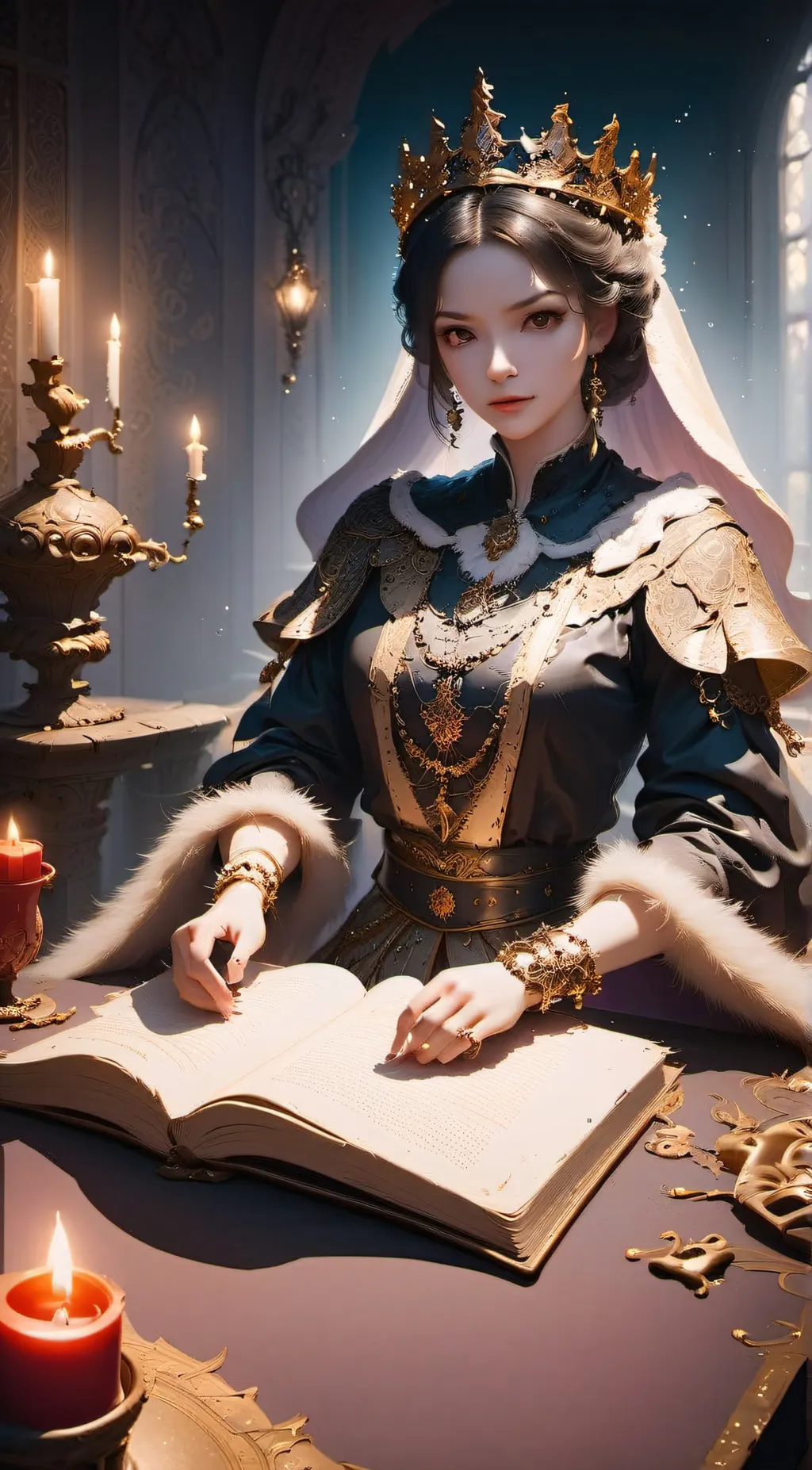 ai character: Queen of the Night background