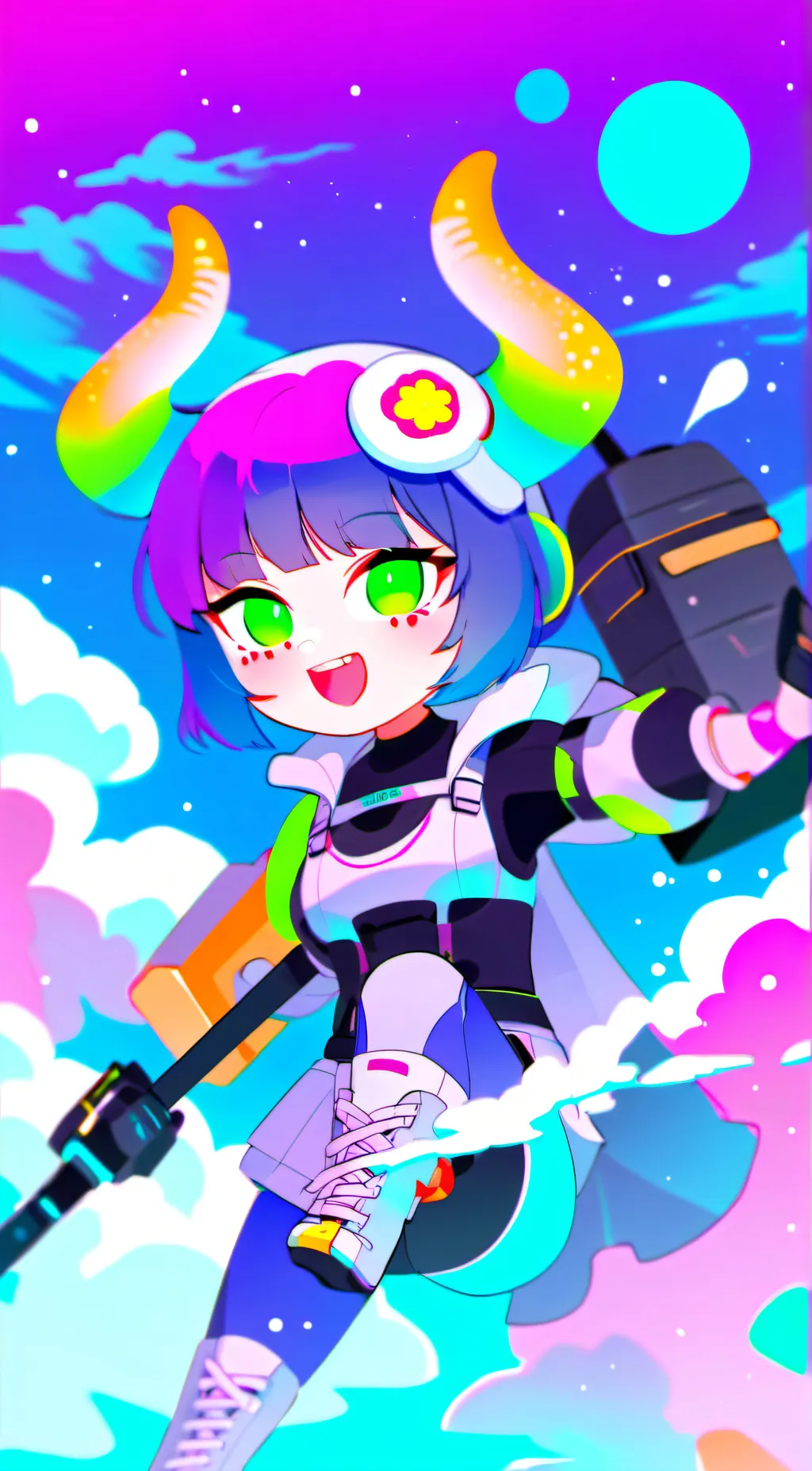 ai character: ٩Iris٩ background