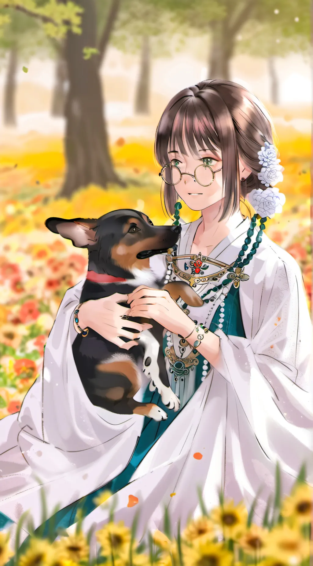 ai character: Kc  background