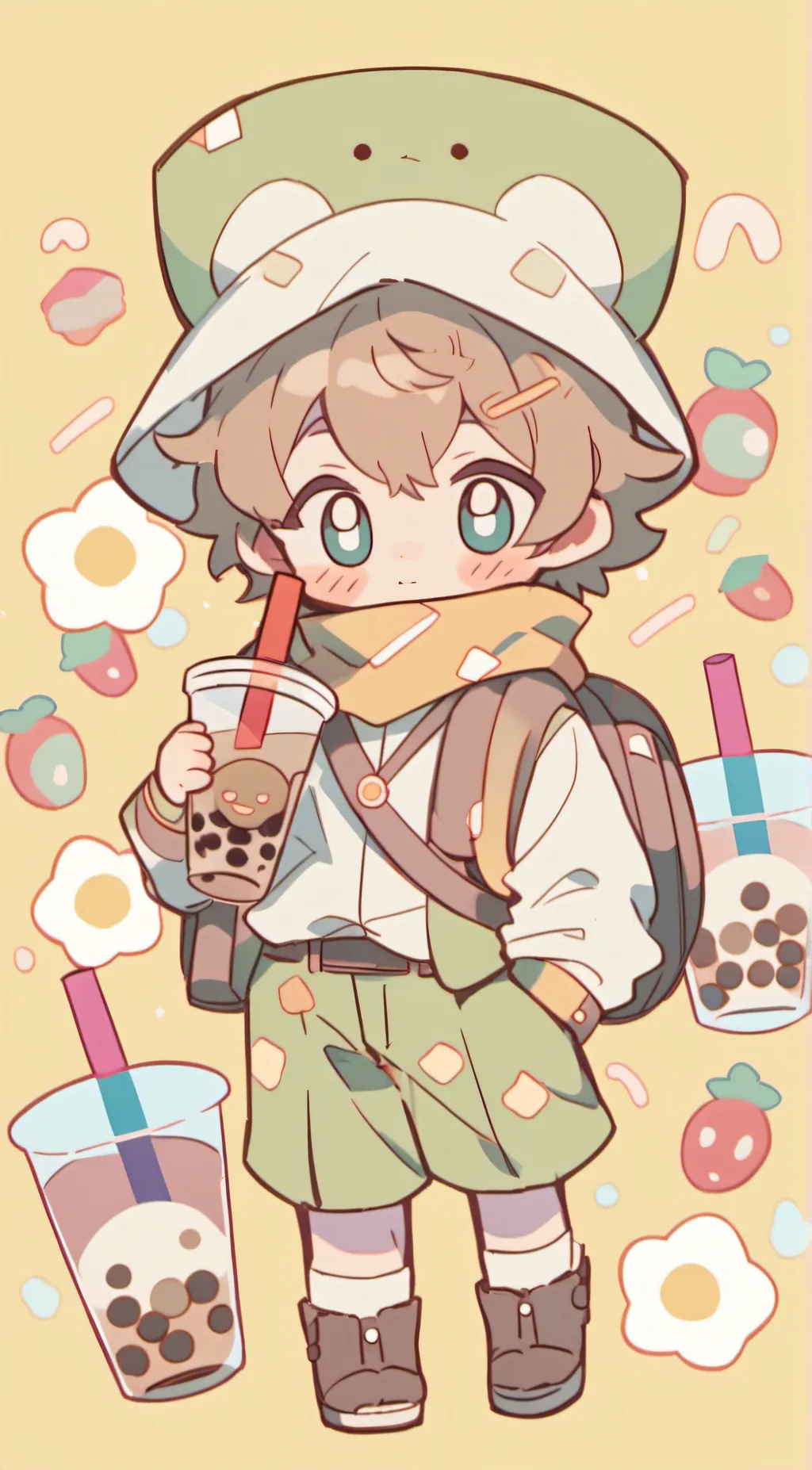 ai character: August background