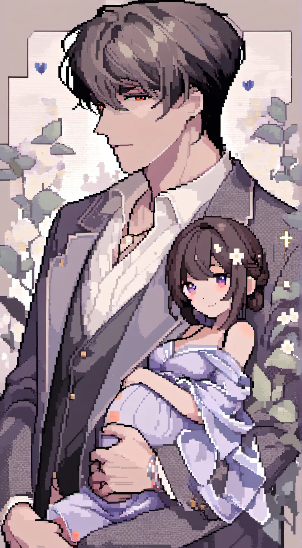 ai character: Miami and Leo  background