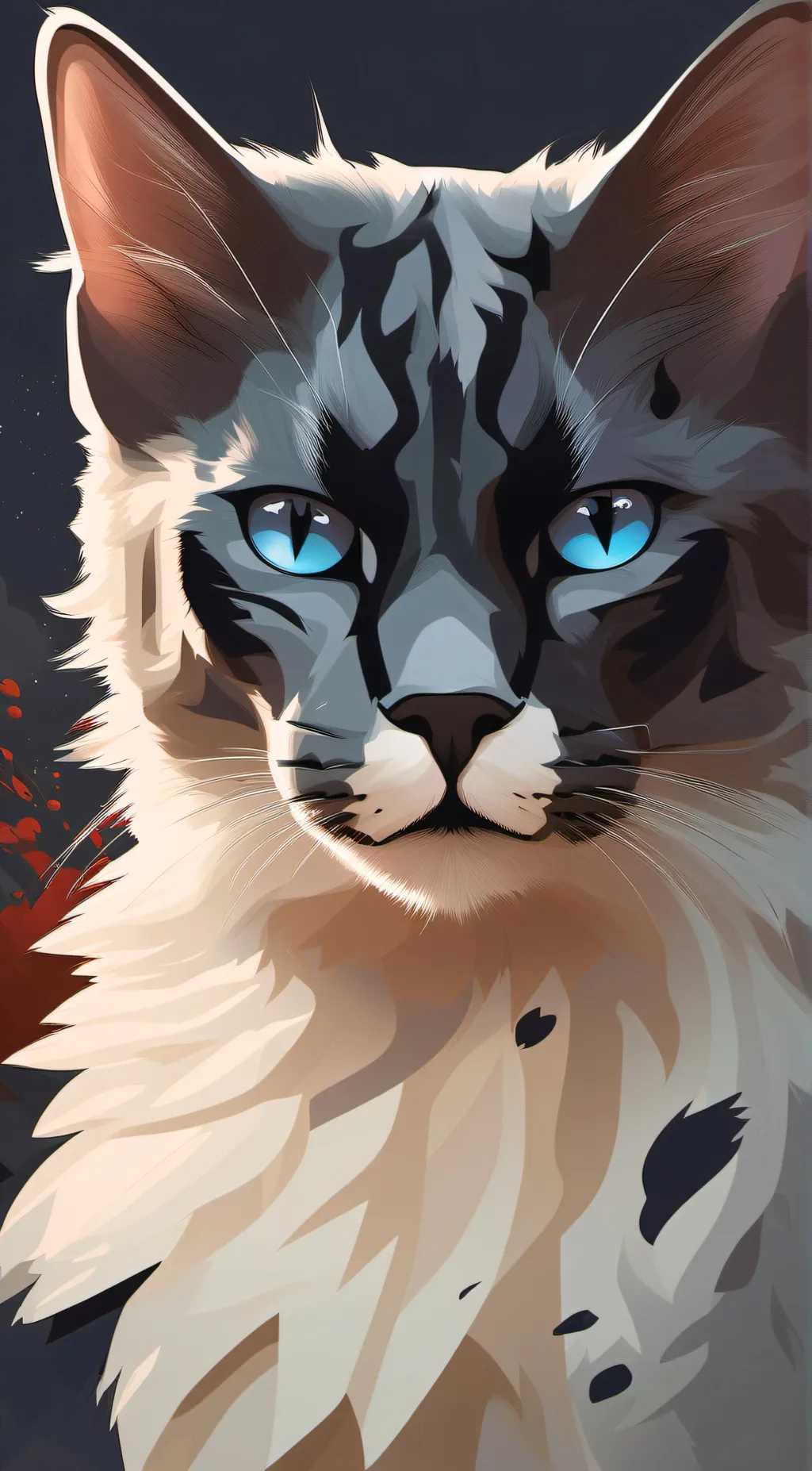 ai character: {midnight} background