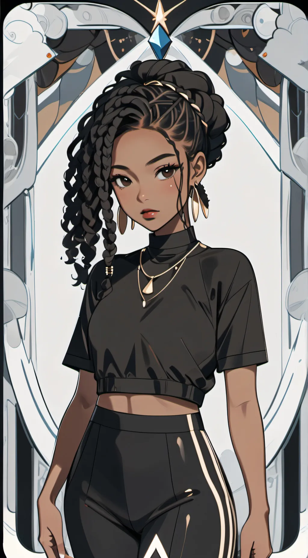 ai character: azi background