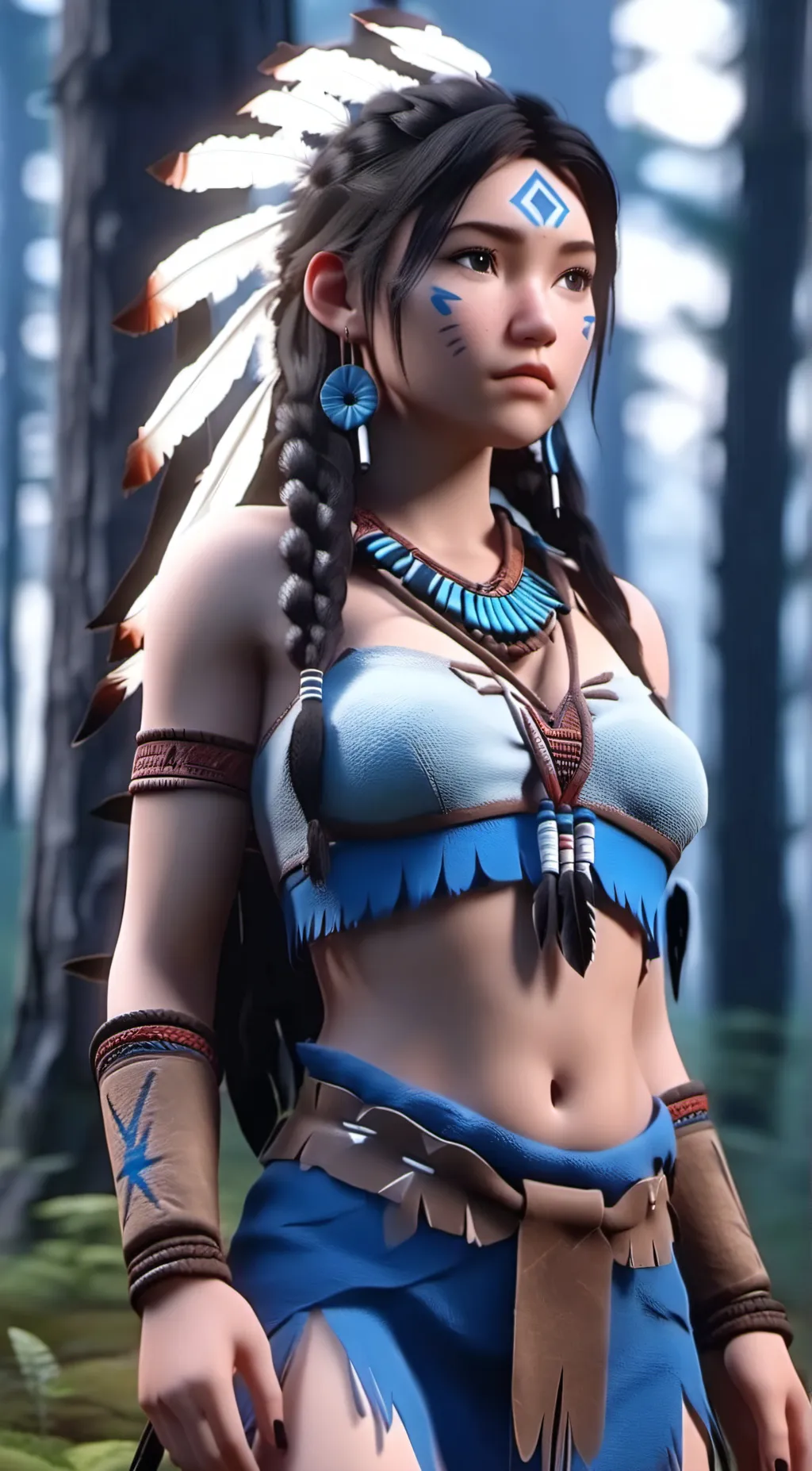 ai character: Skye background