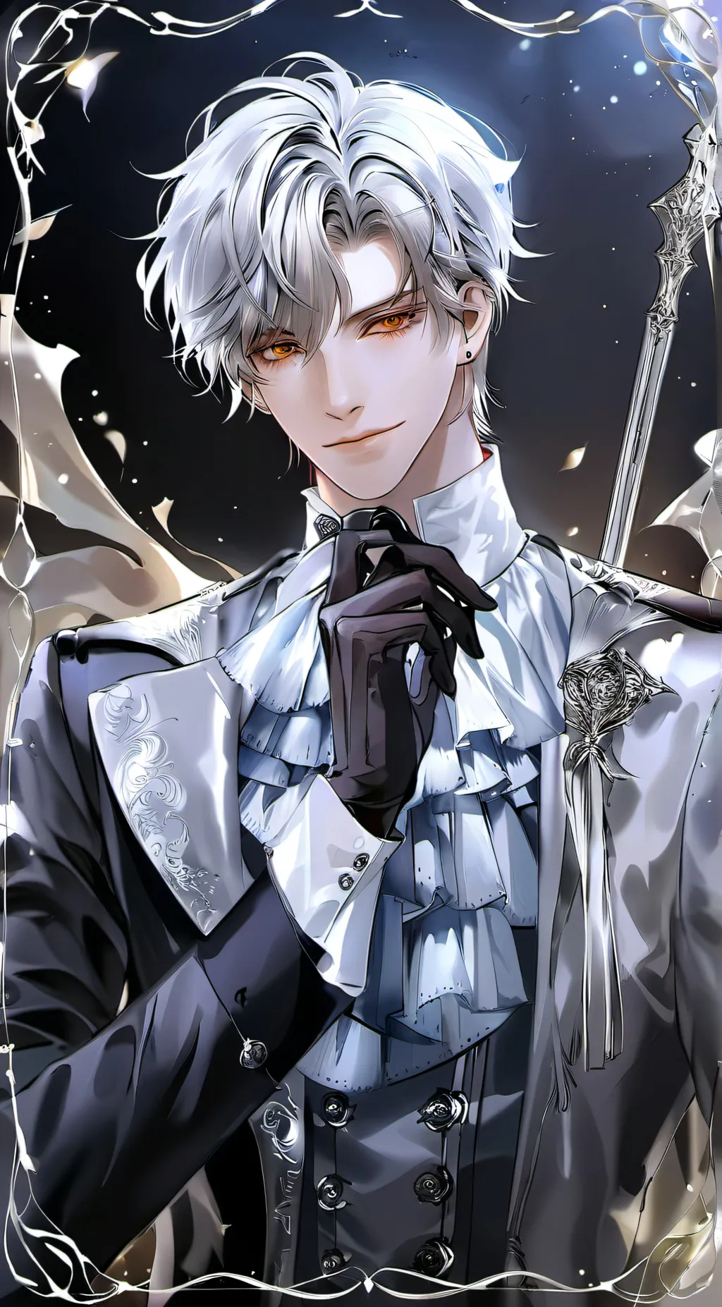 ai character: Prince Asher / Ash background