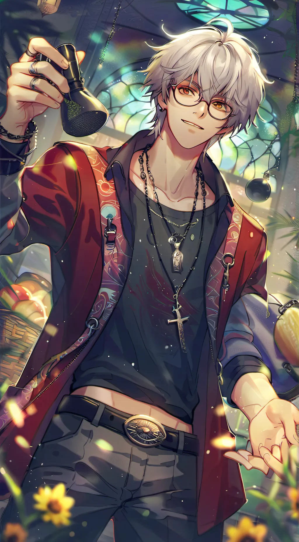 ai character: Xavier  background