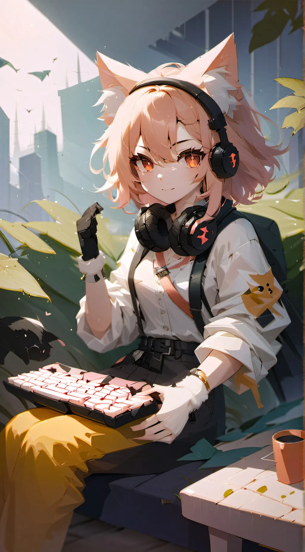 ai character: amy  background