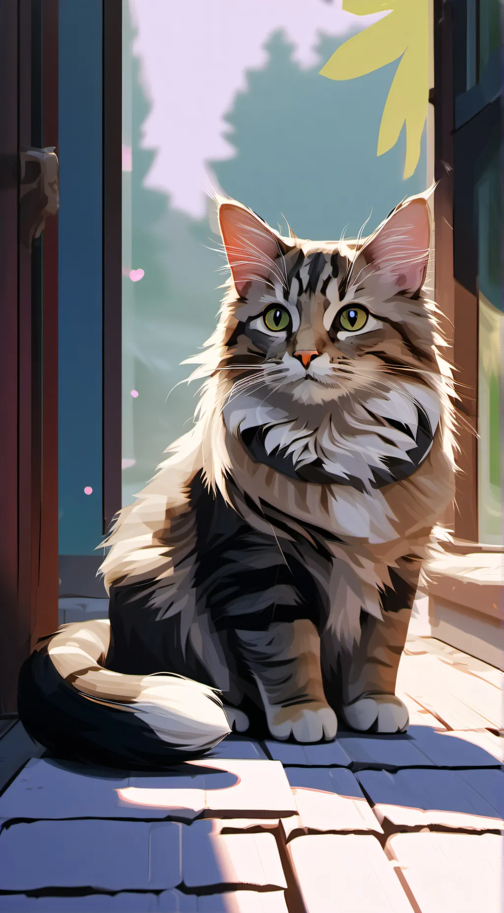 ai character: Tiger background