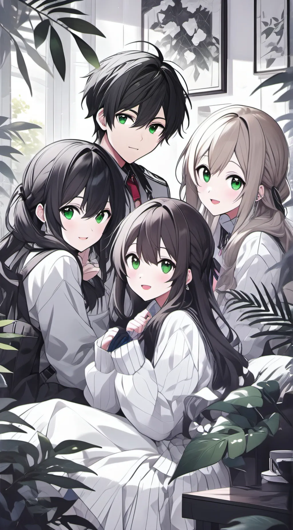 ai character: sleepover background